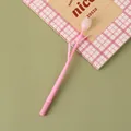 Creative pink tulip silicone gel pen with light-sensitive color changing flower design - 0.5mm / Pink Flower