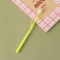 Creative tulip-shaped silicone gel pen with light-sensitive color change - 0.5mm / Yellow Flower