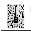 Style A musical instrument DIY plastic embossing folder for scrapbooking - Music Theme (56022)