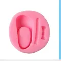 Pink baby shoe and bow shape liquid silicone mold for DIY handmade resin crafts 35g - 50-705-A Pink