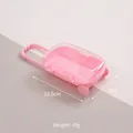 Mini-Geschenkbox in rosa Kofferform mit Rädern und Griff, 10,5x7 cm süße Aufbewahrung - Travel box