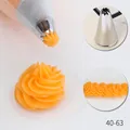304 stainless steel piping tip model 40-63 with 6-teeth star nozzle - Open Star (40-63) / 40-63