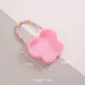 Kreative rosa Geschenkbox in Schmetterlingsform mit Perlen-Griff und den Maßangaben - Schmetterling