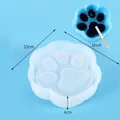 Molde de silicona con forma de pata de gato para resina y velas DIY, 16x15x4 cm - Aprox. 16x15x4cm