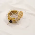 Premium gold metallic thread spool for DIY jewelry making in clear storage case - 12 Strands 0.8mm 40m / 18K Gold