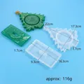 Christmas tree and rectangle DIY silicone resin mold for desktop decoration with measurements - Christmas Tree Photo Frame (60-1234)