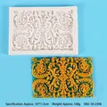 Barock-Totem Silikonform für Fondant-Kuchen, 16x11,5 cm für DIY-Backdekorationen - 50-2398-B