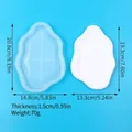 Detailed size measurements of cloud-shaped silicone mold for DIY fruit tray and coaster. - Cloud Shape (60-1467)