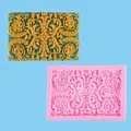 Barock-Filigran-Silikonform für DIY-Fondant-Kuchendekoration und Backen - 50-2398-A