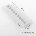 Rose flower lace silicone fondant mold for DIY wedding cake decoration - Rose Border Decor Strip (50-2256-B) / 13.5cmx3cmx1.1cm / Gray