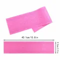 Pink silicone lace fondant mold for chocolate cake decoration with floral pattern - Scalloped Lace Style (50-165-A) / 40.1x9.9cm
