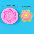 Premium sunflower silicone mold for resin DIY crafts with detailed size and weight specs - Sunflower Style (50-3605-A)