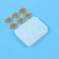 Molde de silicona de 6 cavidades con forma de pata de gato para resina y velas - Aprox. 4.3x5.5cm