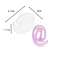 DIY silicone mold for at symbol chocolate fondant cake decoration and resin art craft - 60-415