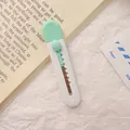 Portable mini mint green utility knife, cute candy color box opener stationery tool for students - Blue+White
