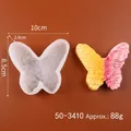 Moule en silicone en forme de papillon pour décoration de gâteaux DIY, 10x8,5x2,8cm - Moule Papillon Relief Épais (50-3410) / 10x8.5x2.8cm / Blanc
