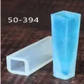 Moule rectangulaire en silicone pour la fabrication de bijoux en résine époxy DIY - Style Barre Carrée Longue (50-394)