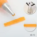 Professional 304 stainless steel piping tip model 40-71 for cake and cookie decorating - Special-Shaped 6-Teeth Piping Tip (40-71) / 40-71