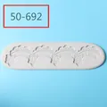 Vista dettagliata dello stampo in silicone a pizzo ondulato per decorazione di torte - Stile con Motivo in Pizzo a Onde (50-692)