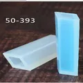 Moule en silicone rectangulaire translucide pour la création de pendentifs DIY - Style Prisme Hexagonal Long (50-393)