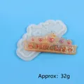 Silicone mold for DIY resin crafting and baking with princess crown design 14.7x8x1cm - Crown Style (60-1185)