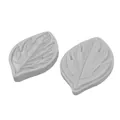 Grey leaf-shaped silicone fondant mold for DIY chocolate and cake decoration tools - Leaf Shape Mold (50-964-B) / Gray