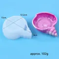 Vista dettagliata dello stampo in silicone per vassoio in resina a forma di conchiglia - Conchiglia a spirale 60-1307