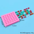 Moule en silicone papillon rose pour fondant chocolat pâtisserie DIY et décoration - 30 Mini Papillons (50-3438) / 8.2x7.1x0.9cm / Rose