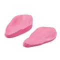 Professional pink petal-shaped silicone mold for creative fondant and chocolate decoration. - Flexible Petal Style (50-969-A) / Pink