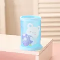 Organisateur de bureau pot à crayons ours bleu minimaliste pour étudiants et bureau - Lapin Myrtille