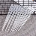 Disposable plastic transfer pipettes with scale markings for resin jewelry making - Plastic Dropper (P21) / 10 Units/Pack (3ml) / Clear