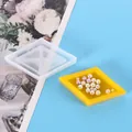 Detailed view of a DIY rhombus silicone mold for crystal resin storage box creation - Rhombus Style (60-550) / Rhombus Quadrilateral