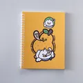 Yellow A5 cartoon spiral release paper notebook for stickers and journal tape storage - Duck / A5
