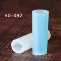 Moule en silicone rectangulaire et cylindrique pour moulage de pendentifs en résine - Style Barre Longue avec Trou Carré (50-392)