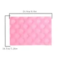 Pink silicone fondant mold with diamond quilted pattern 24.9x18.5cm - Rhombic Pattern Style (50-604) / 24.9x18.5cm