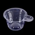 Professional clear plastic resin mixing cup with handle for jewelry DIY crafting projects - Mixing Cup with Handle (P27) / 5 Units/Pack (4.5x3.3cm) / Clear