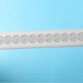Stampo in silicone pizzo circolare dettagliato per decorazione torte e dolci da forno - Stile Pizzo a Matrice di Punti Rotondi (50-684)