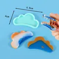Καλούπι σιλικόνης DIY σε σχήμα σύννεφου για κλιπ μαλλιών με διαστάσεις 6,8 εκατοστών - Σχήμα Σύννεφο (60-926)