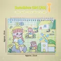Cute cartoon A5 spiral release paper notebook for sticker storage, Sunshine Girl series - Sunshine Girl / A5
