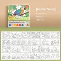 Animal themed watercolor painting kit for kids with 8 colors and 24 drawing sheets - Watercolor Animal