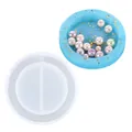 Molde de silicona redondo para colgantes de arena movediza DIY con muestra terminada - Estilo Redondo (60-600)
