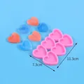 Heart-shaped silicone mold for DIY resin earrings and pendants, size 11.3x7.3cm - Heart Mold (50-3146-A) / Heart 50-3146-A