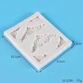 vintage μπαρόκ λουλουδάτο μοτίβο σιλικόνης καλούπι για διακόσμηση κέικ και ζαχαροπλαστική - Στυλ Μπαρόκ Κλασικού Μοτίβου (50-2299-B)