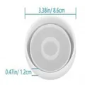 Circular silicone resin mold for DIY coaster making, 3.38 inch diameter variant size - Small Round (60-142)