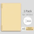 A5 Ginkgo Yellow lined spiral notebook with 8mm spacing for office and study use - A5 / Ginkgo Yellow
