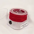 Κόκκινη χειροποίητη βαμβακερή κλωστή 1,0 mm για πλέξιμο κοσμημάτων - 1.0mm (28 Μέτρα) / 29# Βαθύ Κόκκινο