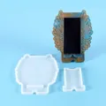 Two-piece DIY angel wing silicone mold set for epoxy resin phone stand and display - Angel Wings Design Mold (60-697) / White / White