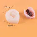 Silicone mold dimensions for angel baby sleeping in wings DIY candle soap craft mold - 50-2952 (White) / White