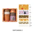 Set di 6 nastri washi natalizi con larghezze di 4cm, 3cm, 2cm e 1,5cm - Set da 6 rotoli / Set Natalizio 6 Rotoli 3