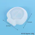 Stampo in silicone di alta qualità a forma di conchiglia per resina, 14,7x15,5cm - Conchiglia 60-502